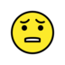 Anguished Face Emoji Copy Paste ― 😧 - openmoji