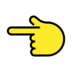 Backhand Index Pointing Left Emoji Copy Paste ― 👈 - openmoji