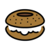 Bagel Emoji Copy Paste ― 🥯 - openmoji