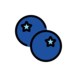 Blueberries Emoji Copy Paste ― 🫐 - openmoji