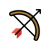 Bow And Arrow Emoji Copy Paste ― 🏹 - openmoji