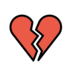 Broken Heart Emoji Copy Paste ― 💔 - openmoji