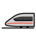 Bullet Train Emoji Copy Paste ― 🚅 - openmoji