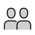 Busts In Silhouette Emoji Copy Paste ― 👥 - openmoji