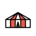 Circus Tent Emoji Copy Paste ― 🎪 - openmoji