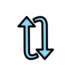 Clockwise Vertical Arrows Emoji Copy Paste ― 🔃 - openmoji