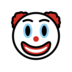 Clown Face Emoji Copy Paste ― 🤡 - openmoji