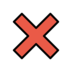 Cross Mark Emoji Copy Paste ― ❌ - openmoji