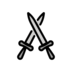 Crossed Swords Emoji Copy Paste ― ⚔️ - openmoji
