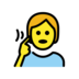 Deaf Person Emoji Copy Paste ― 🧏 - openmoji