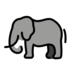 Elephant Emoji Copy Paste ― 🐘 - openmoji