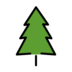 Evergreen Tree Emoji Copy Paste ― 🌲 - openmoji
