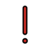 Red Exclamation Mark Emoji Copy Paste ― ❗ - openmoji