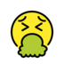 Face Vomiting Emoji Copy Paste ― 🤮 - openmoji