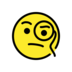 Face With Monocle Emoji Copy Paste ― 🧐 - openmoji
