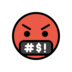 Face With Symbols On Mouth Emoji Copy Paste ― 🤬 - openmoji
