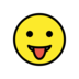 Face With Tongue Emoji Copy Paste ― 😛 - openmoji