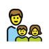Family: Man, Girl, Boy Emoji Copy Paste ― 👨‍👧‍👦 - openmoji