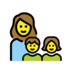Family: Woman, Girl, Boy Emoji Copy Paste ― 👩‍👧‍👦 - openmoji