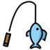 Fishing Pole Emoji Copy Paste ― 🎣 - openmoji