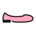 Flat Shoe Emoji Copy Paste ― 🥿 - openmoji