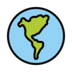 Globe Showing Americas Emoji Copy Paste ― 🌎 - openmoji