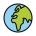 Globe Showing Europe-Africa Emoji Copy Paste ― 🌍 - openmoji