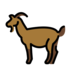 Goat Emoji Copy Paste ― 🐐 - openmoji