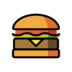 Hamburger Emoji Copy Paste ― 🍔 - openmoji