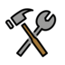 Hammer And Wrench Emoji Copy Paste ― 🛠️ - openmoji