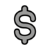 Heavy Dollar Sign Emoji Copy Paste ― 💲 - openmoji