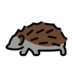 Hedgehog Emoji Copy Paste ― 🦔 - openmoji