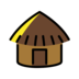 Hut Emoji Copy Paste ― 🛖 - openmoji