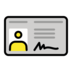 Identification Card Emoji Copy Paste ― 🪪 - openmoji