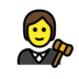 Judge Emoji Copy Paste ― 🧑‍⚖ - openmoji