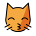 Kissing Cat Emoji Copy Paste ― 😽 - openmoji