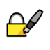 Locked With Pen Emoji Copy Paste ― 🔏 - openmoji