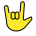 Love-you Gesture Emoji Copy Paste ― 🤟 - openmoji