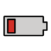 Low Battery Emoji Copy Paste ― 🪫 - openmoji