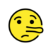 Lying Face Emoji Copy Paste ― 🤥 - openmoji