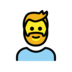 Man: Beard Emoji Copy Paste ― 🧔‍♂ - openmoji