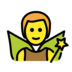 Man Fairy Emoji Copy Paste ― 🧚‍♂ - openmoji