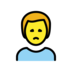 Man Frowning Emoji Copy Paste ― 🙍‍♂ - openmoji