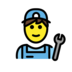 Man Mechanic Emoji Copy Paste ― 👨‍🔧 - openmoji