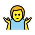 Man Shrugging Emoji Copy Paste ― 🤷‍♂ - openmoji