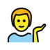 Man Tipping Hand Emoji Copy Paste ― 💁‍♂ - openmoji