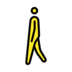 Man Walking Emoji Copy Paste ― 🚶‍♂ - openmoji
