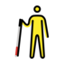 Man With White Cane Emoji Copy Paste ― 👨‍🦯 - openmoji