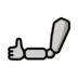 Mechanical Arm Emoji Copy Paste ― 🦾 - openmoji