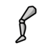 Mechanical Leg Emoji Copy Paste ― 🦿 - openmoji